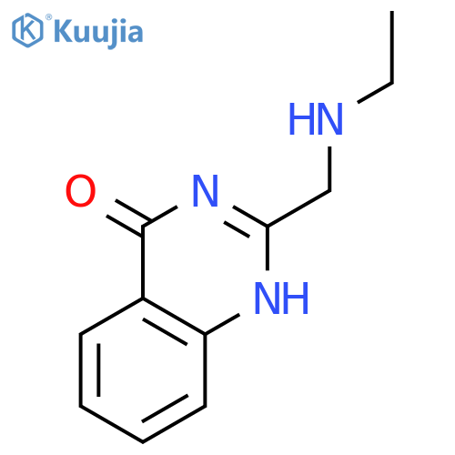 2-[(ethylamino)methyl]-3,4-dihydroquinazolin-4-one structure