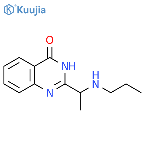 4(1H)-Quinazolinone, 2-[1-(propylamino)ethyl]- structure