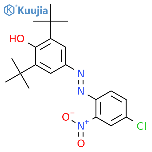 2,6-Di-tert-butyl-4-[2-(4-chloro-2-nitrophenyl)hydrazinylidene]cyclohexa-2,5-dien-1-one structure