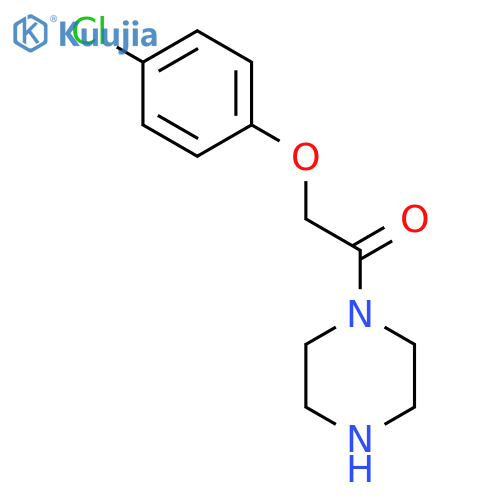 2-(4-Chlorophenoxy)-1-(piperazin-1-yl)ethanone structure