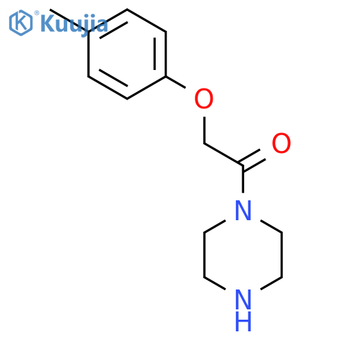 1-Piperazin-1-yl-2-p-tolyloxy-ethanone Hydrochloride structure