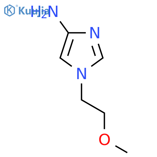 1-(2-methoxyethyl)-1H-imidazol-4-amine structure