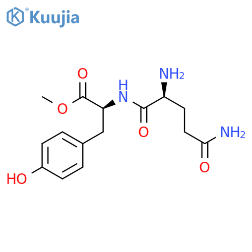 L-Tyrosine, N-L-glutaminyl-, methyl ester structure