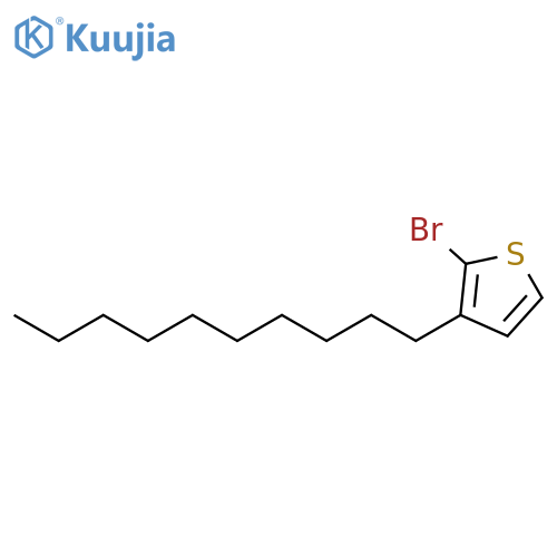 2-Bromo-3-decylthiophene structure