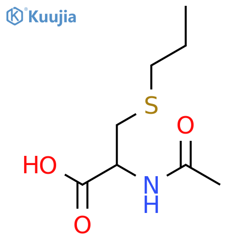 N-Acetyl-S-propyl-L-cysteine structure