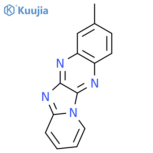 Pyrido[1',2':1,2]imidazo[4,5-b]quinoxaline, 8-methyl- structure