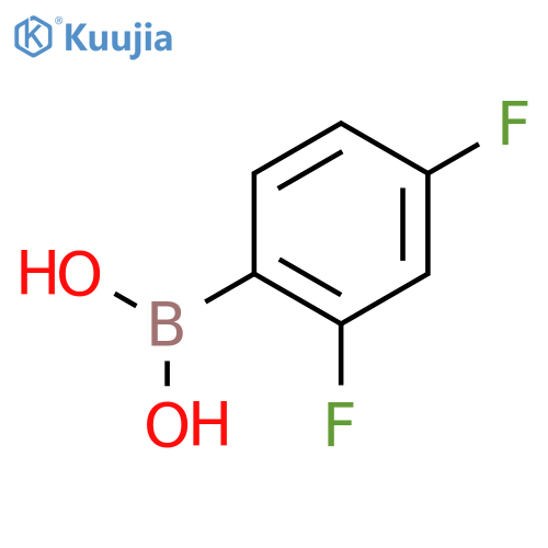 (2,4-difluorophenyl)boronic acid structure
