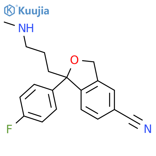 Desmethylcitalopram structure