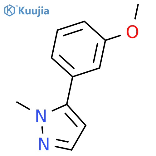 5-(3-Methoxyphenyl)-1-methyl-1H-pyrazole structure