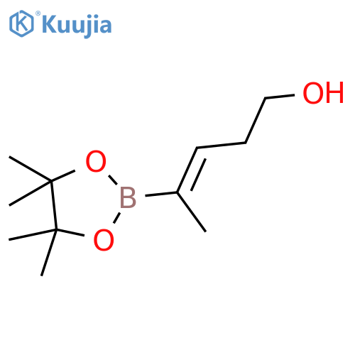 3-Penten-1-ol, 4-(4,4,5,5-tetramethyl-1,3,2-dioxaborolan-2-yl)-, (3Z)- structure