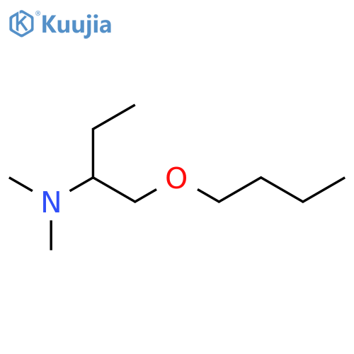 2-Butanamine, 1-butoxy-N,N-dimethyl- structure