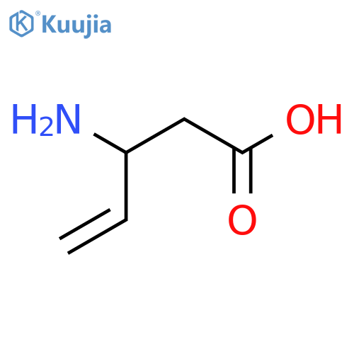 3-Aminopent-4-enoic acid structure