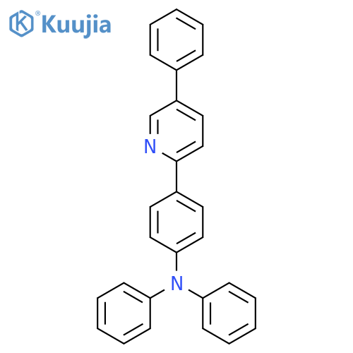 BENZENAMINE, N,N-DIPHENYL-4-(5-PHENYL-2-PYRIDINYL)- structure