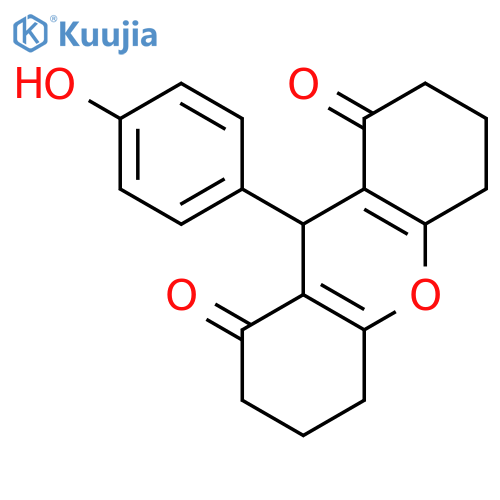 9-(4-hydroxyphenyl)-2,3,4,5,6,7,8,9-octahydro-1H-xanthene-1,8-dione structure