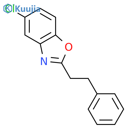 Benzoxazole, 5-chloro-2-(2-phenylethyl)- structure
