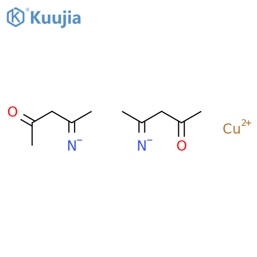 Copper, bis[4-(imino-kN)-2-pentanonato-kO]- structure