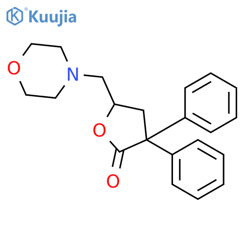 2(3H)-Furanone, dihydro-5-(4-morpholinylmethyl)-3,3-diphenyl-, (±)- structure