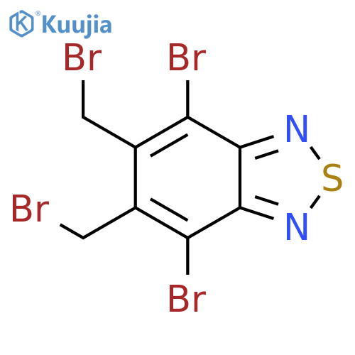 2,1,3-Benzothiadiazole, 4,7-dibromo-5,6-bis(bromomethyl)- structure