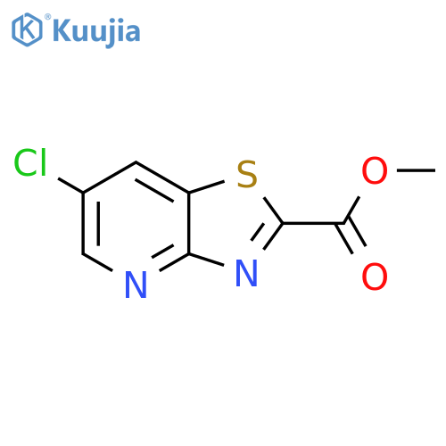 Methyl 6-chlorothiazolo[4,5-b]pyridine-2-carboxylate structure