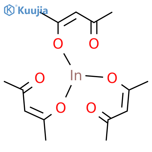 Tris(2,4-pentanedionato)indium(III) structure