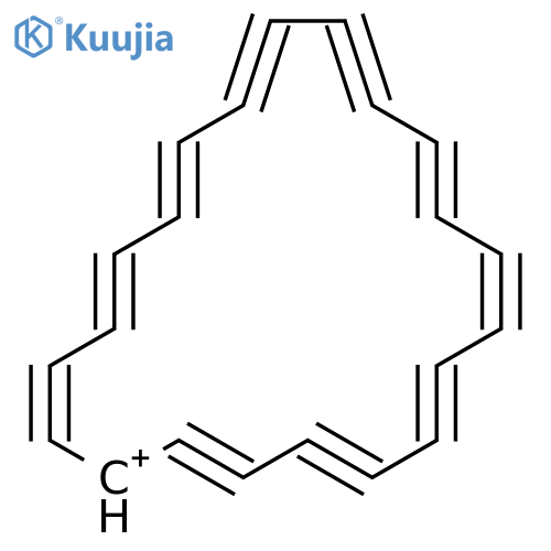 2,4,6,8,10,12,14,16,18,20-Cycloheneicosadecayn-1-ylium-1-yl structure