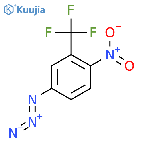4-azido-1-nitro-2-(trifluoromethyl)benzene structure