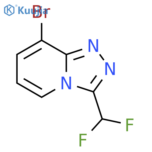 8-Bromo-3-(difluoromethyl)-1,2,4triazolo4,3-Apyridine structure