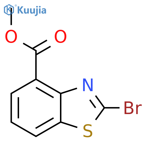 Methyl 2-bromobenzo[D]thiazole-4-carboxylate structure