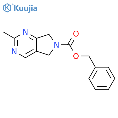 benzyl 2-methyl-5H,6H,7H-pyrrolo3,4-dpyrimidine-6-carboxylate structure