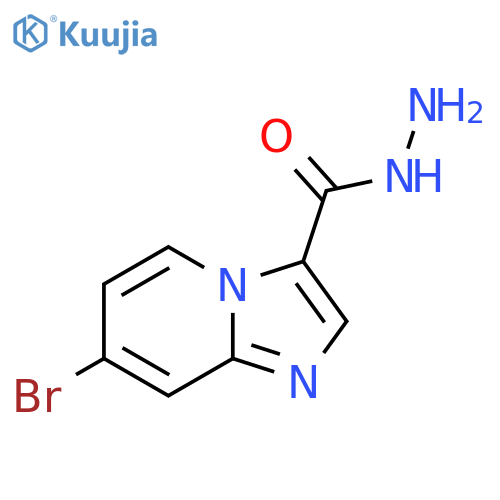7-Bromoimidazo[1,2-a]pyridine-3-carbohydrazide structure