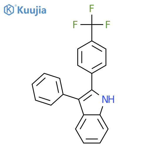 1H-Indole, 3-phenyl-2-[4-(trifluoromethyl)phenyl]- structure