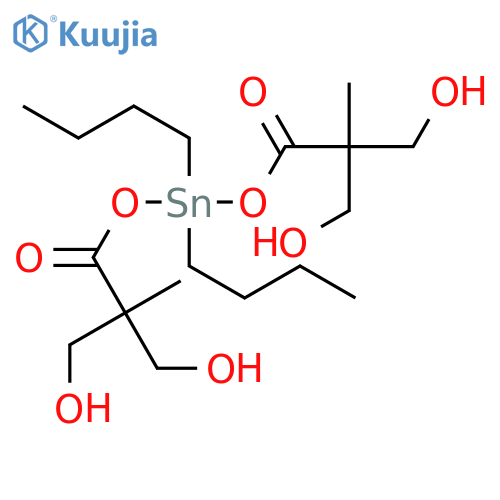 1,3-Propanediol, 2,2'-[(dibutylstannylene)bis(oxycarbonyl)]bis[2-methyl- structure