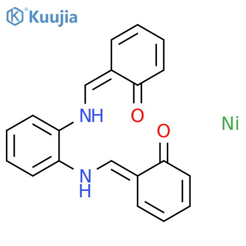Nickel,[[2,2'-[1,2-phenylenebis[(nitrilo-kN)methylidyne]]bis[phenolato-kO]](2-)]- structure