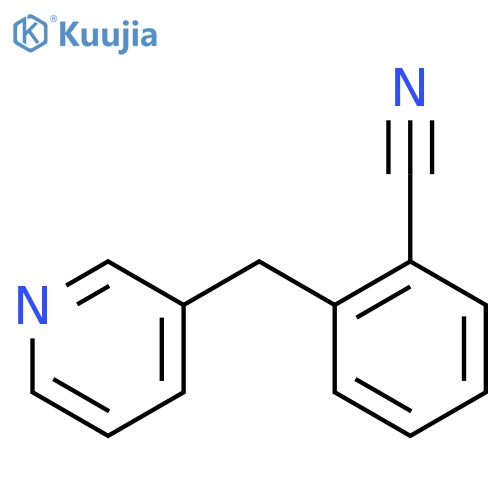 2-(Pyridin-3-ylmethyl)benzonitrile structure