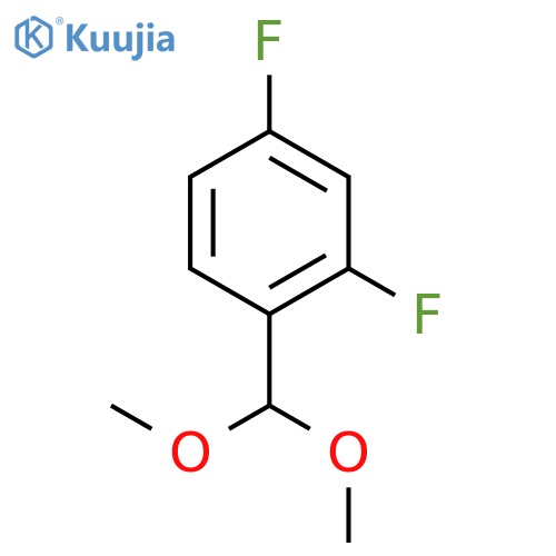 1-(dimethoxymethyl)-2,4-difluorobenzene structure