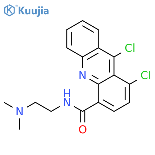4-Acridinecarboxamide, 1,9-dichloro-N-[2-(dimethylamino)ethyl]- structure
