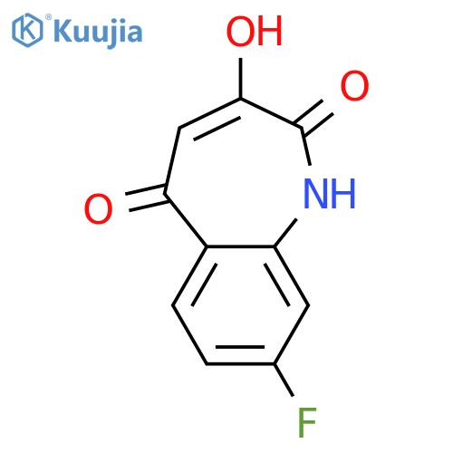 1H-1-Benzazepine-2,5-dione, 8-fluoro-3-hydroxy- structure