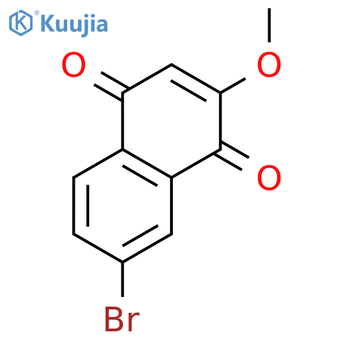 1,4-Naphthalenedione, 7-bromo-2-methoxy- structure