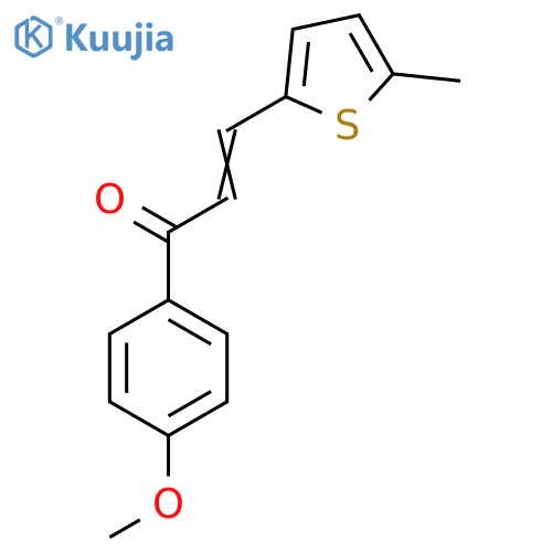 1-(4-Methoxyphenyl)-3-(5-methylthiophen-2-yl)prop-2-en-1-one structure