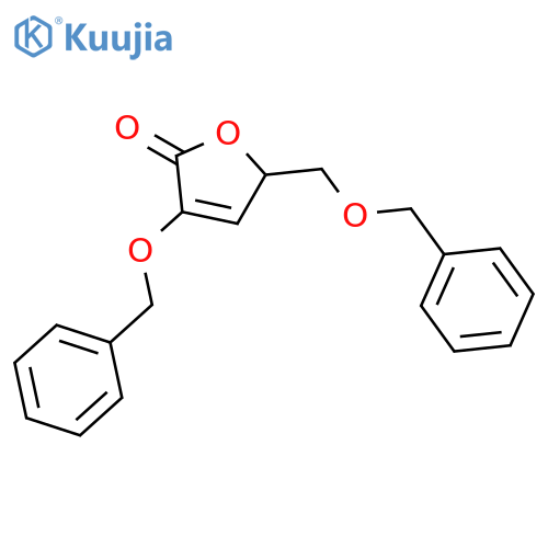 2(5H)-Furanone, 3-(phenylmethoxy)-5-[(phenylmethoxy)methyl]-, (±)- structure