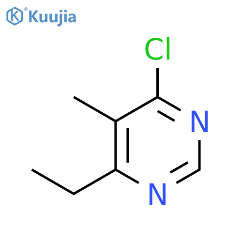 4-chloro-6-ethyl-5-methylpyrimidine structure