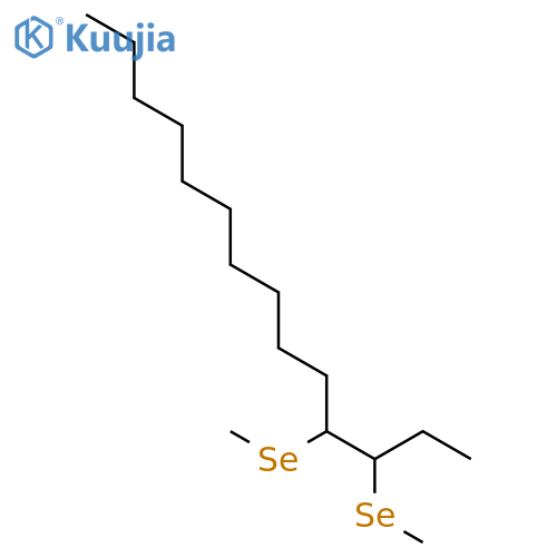 Tetradecane, 3,4-bis(methylseleno)- structure