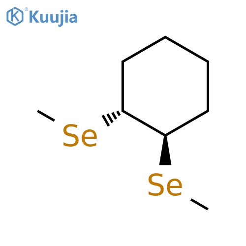 Cyclohexane, 1,2-bis(methylseleno)-, trans- structure