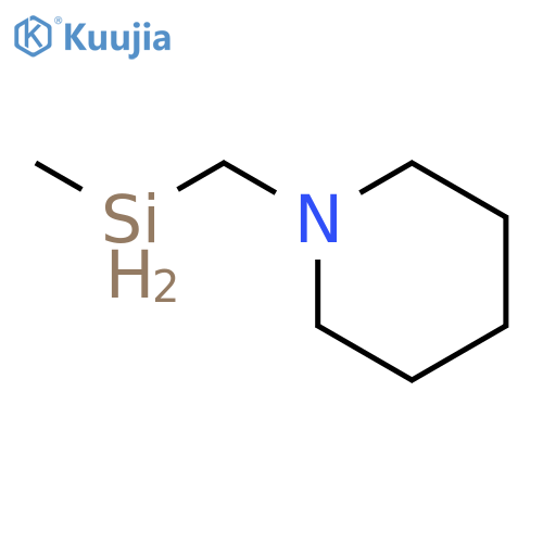 Piperidine, 1-[(methylsilyl)methyl]- structure
