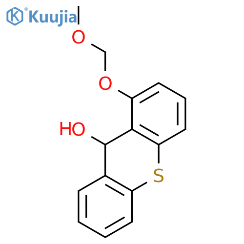 9H-Thioxanthen-9-ol, 1-(methoxymethoxy)- structure