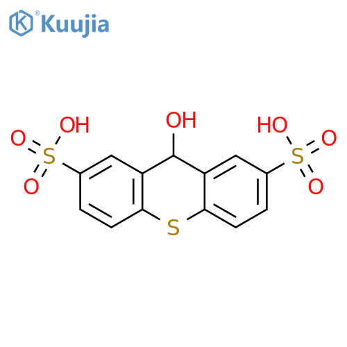 9H-THIOXANTHENE-2,7-DISULFONIC ACID, 9-HYDROXY- structure