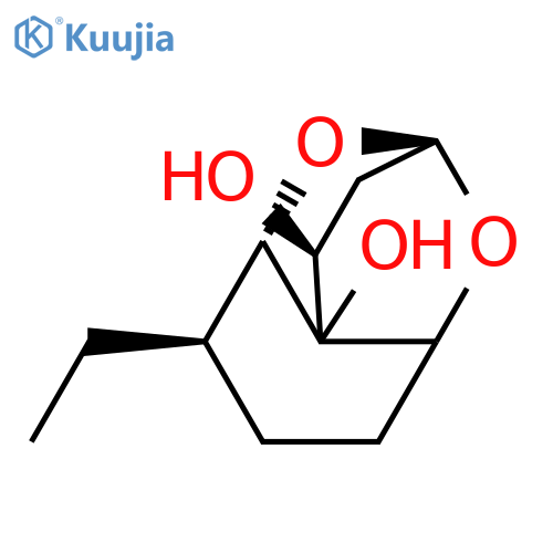 2,5-Epoxy-2H-1-benzopyran-4,4a(5H)-diol,6-ethylhexahydro-, (2R,4S,4aR,5R,6R,8aS)- (9CI) structure