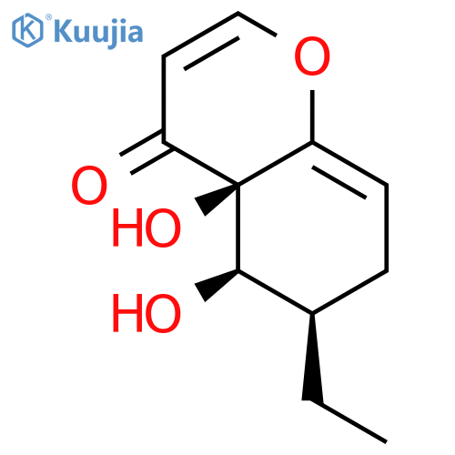 4H-1-Benzopyran-4-one,6-ethyl-4a,5,6,7-tetrahydro-4a,5-dihydroxy-, (4aS,5R,6R)- structure