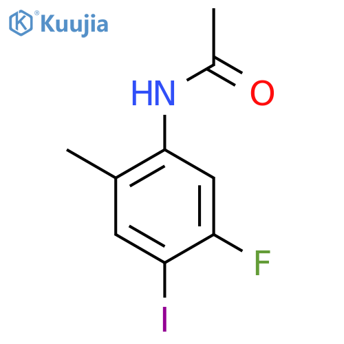 N-(5-Fluoro-4-iodo-2-methylphenyl)acetamide structure