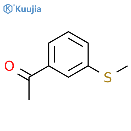 1-3-(methylsulfanyl)phenylethan-1-one structure